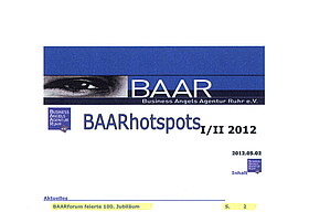 100. BAARforum am 18.03.2012